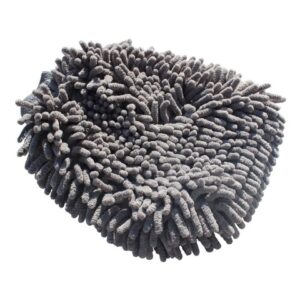 Grey Microfiber Wash Mitt